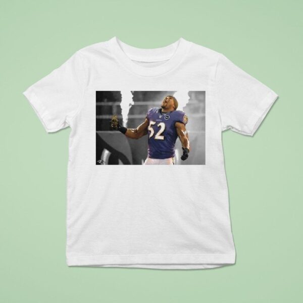 Ray Lewis Baltimore Ravens Pay Homage Tri Blend T Shirt