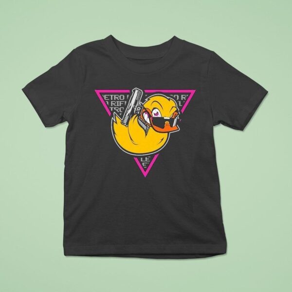 Retro Rifle Duck T Shirt