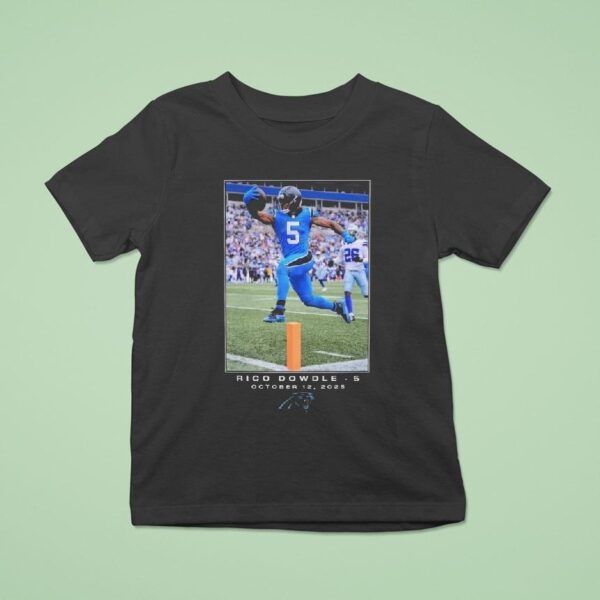 Rico Dowdle Carolina Panthers Nfl Flash Features Week T Shirt