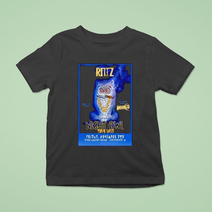 Ritz Night Owl Nov Chesterfield Michigan T Shirt Ritz Night Owl Nov Chesterfield Michigan T Shirt