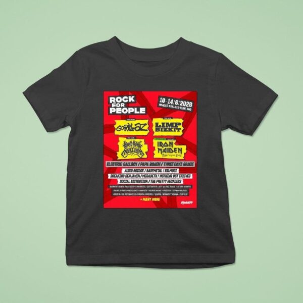 Rock For People Park Hradec Kralove June T Shirt