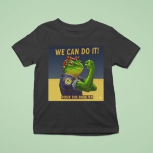 Rosie The Ribbiter We Can Do It Frog T Shirt