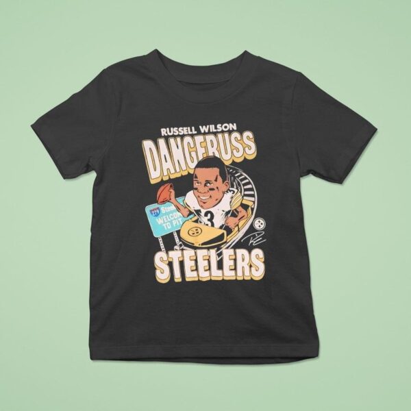Russell Wilson Dangeruss Pittsburgh Slers Football Signature T Shirt