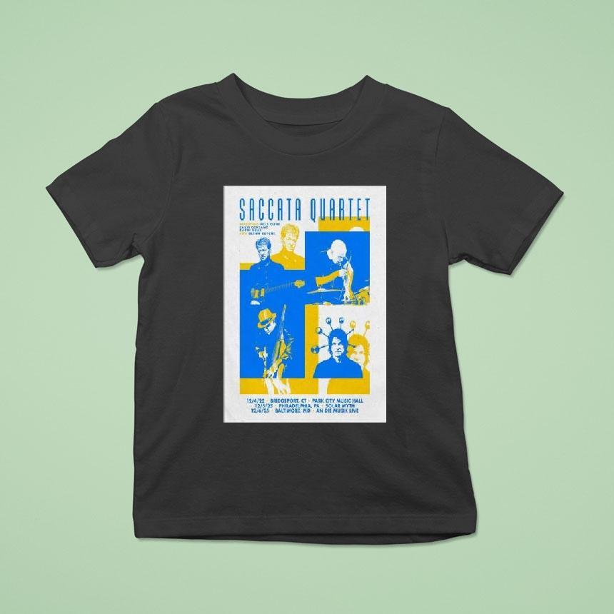 Saccata Quartet Tour December T Shirt Saccata Quartet Tour December T Shirt