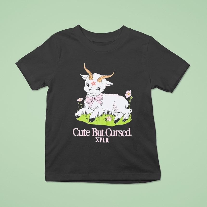 Sam And Colby Xplr Cute But Cursed Lamb Goat Halloween T Shirt Sam And Colby Xplr Cute But Cursed Lamb Goat Halloween T Shirt