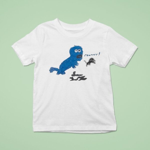 Sam Laporta X Rookie Draw Detroit Lions Roar Logo T Shirt