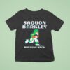 Saquon Barkley Retro Baller Running Back Player Graphic T Shirt