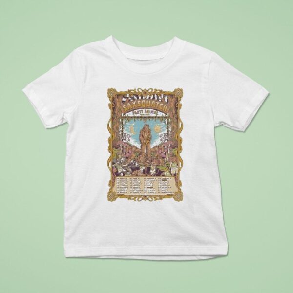 Saxsquatch Party Animal Tour T Shirt