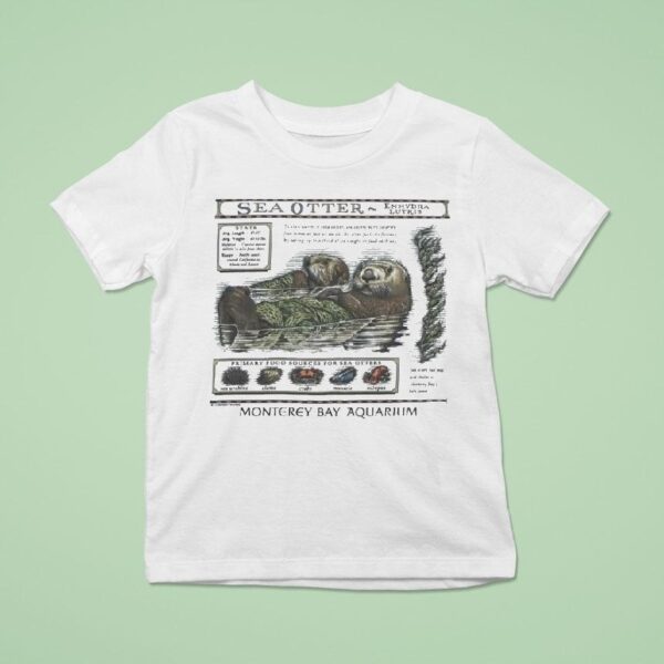 Sea Otter Monterey Bay Aquarium T Shirt