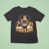 Sean Taylor Burgundy Washington Commanders Retired Player Classic Caricature T Shirt