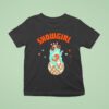Showgirl Frog Playing Guitar On A Mirror Ball T Shirt
