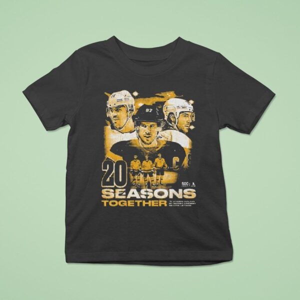 Sidney Crosby Kris Letang Evgeni Malkin Pittsburgh Seasons T Shirt