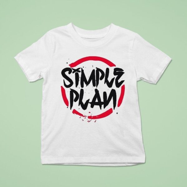 Simple Plan Circle Spla T Shirt