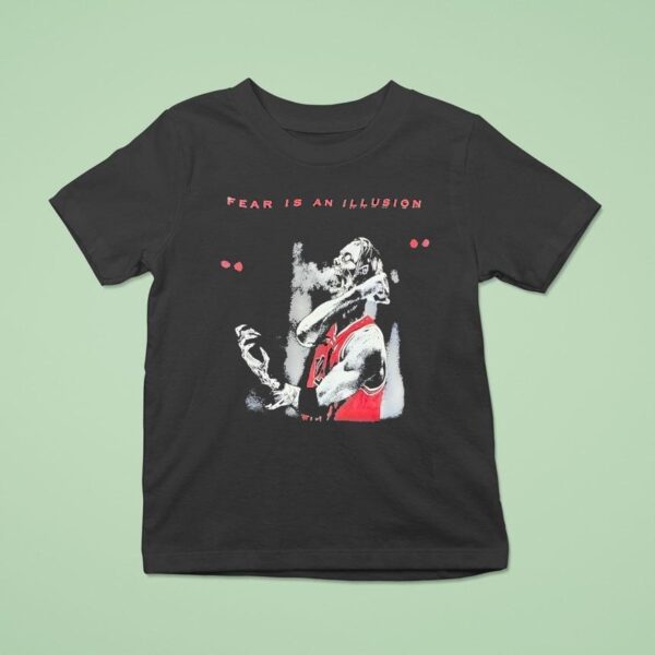 Skeleton Fear Is An Illusion Chicago Bulls T Shirt
