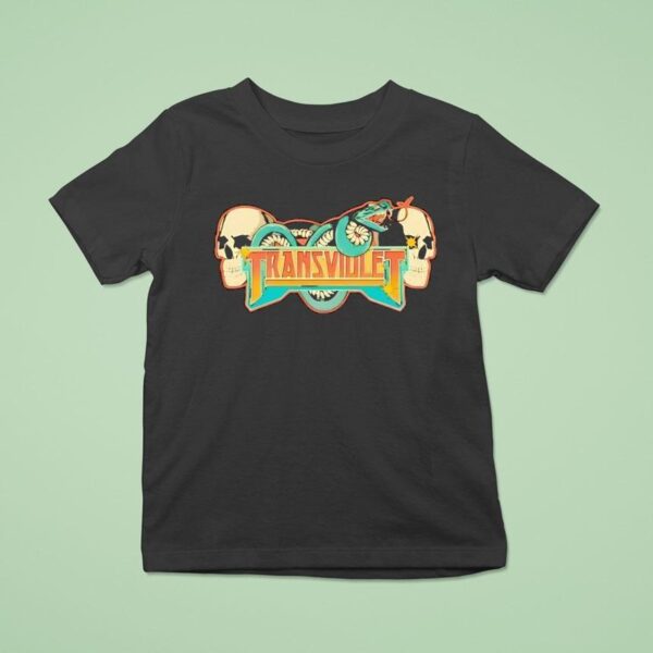 Skulls And Snake Transviole T Shirt