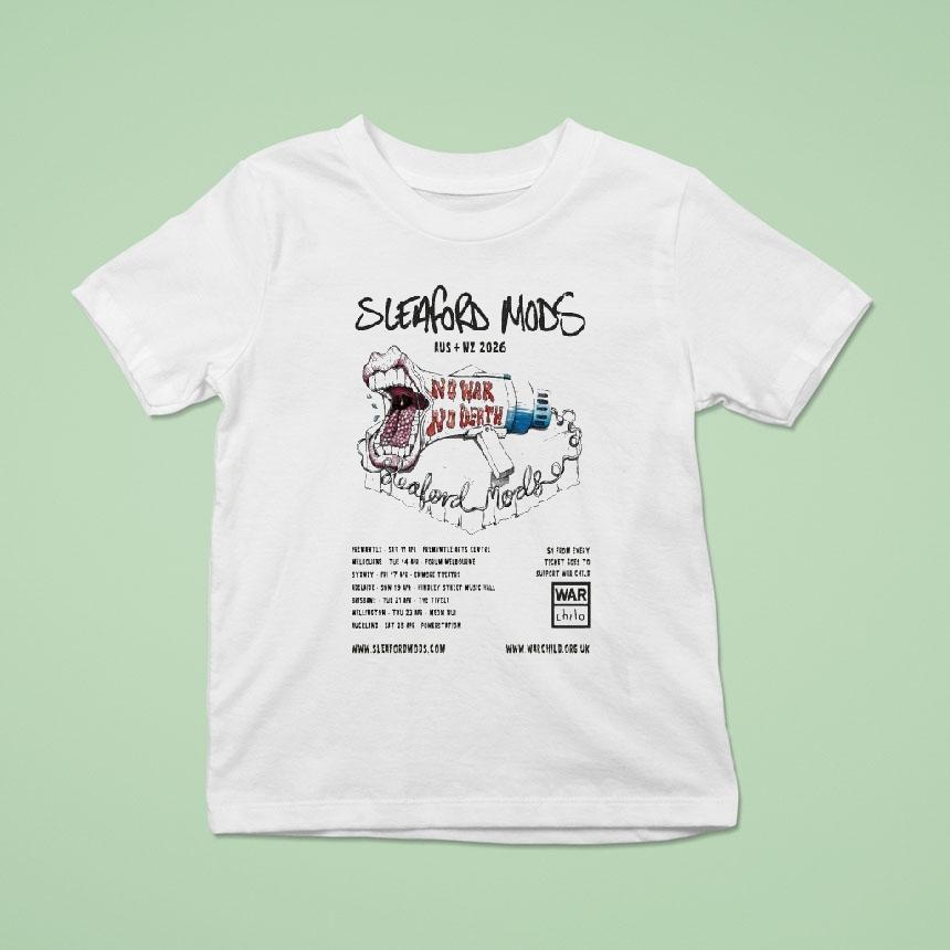 Sleaford Mods Tour Australia New Zealand Dates T Shirt Sleaford Mods Tour Australia New Zealand Dates T Shirt