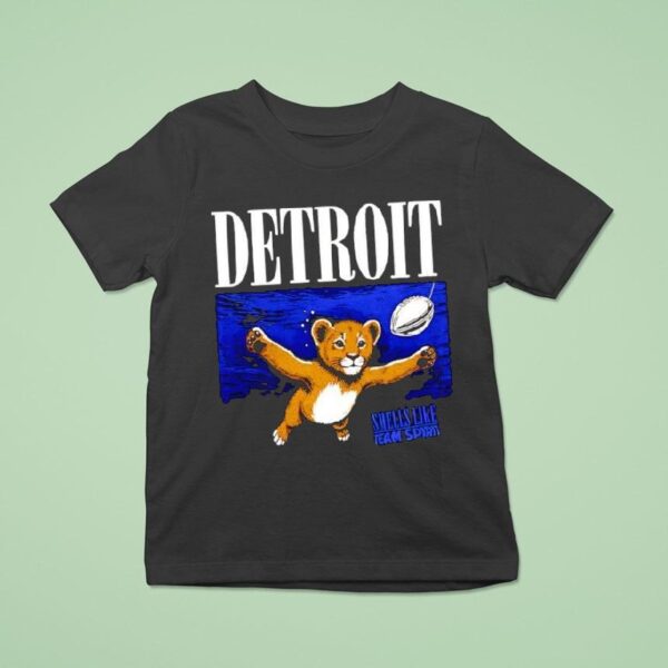 Smells Like Team Spirit Detroit Lions T Shirt