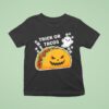 Spooky Taco Jack O Lantern Halloween Mexican Food T Shirt