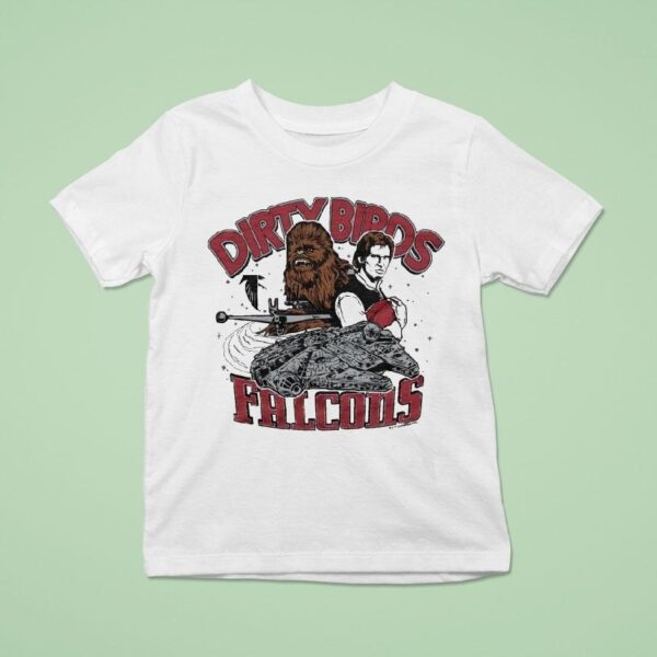 Star Wars X Atlanta Falcons Light Side Dirty Birds T Shirt