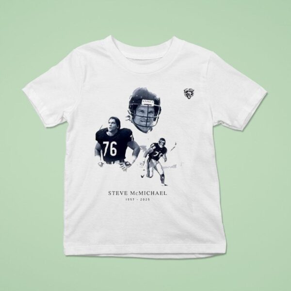 Steve Mcmichael Thank You For The Memories Rip Chicago Bears Legend T Shirt