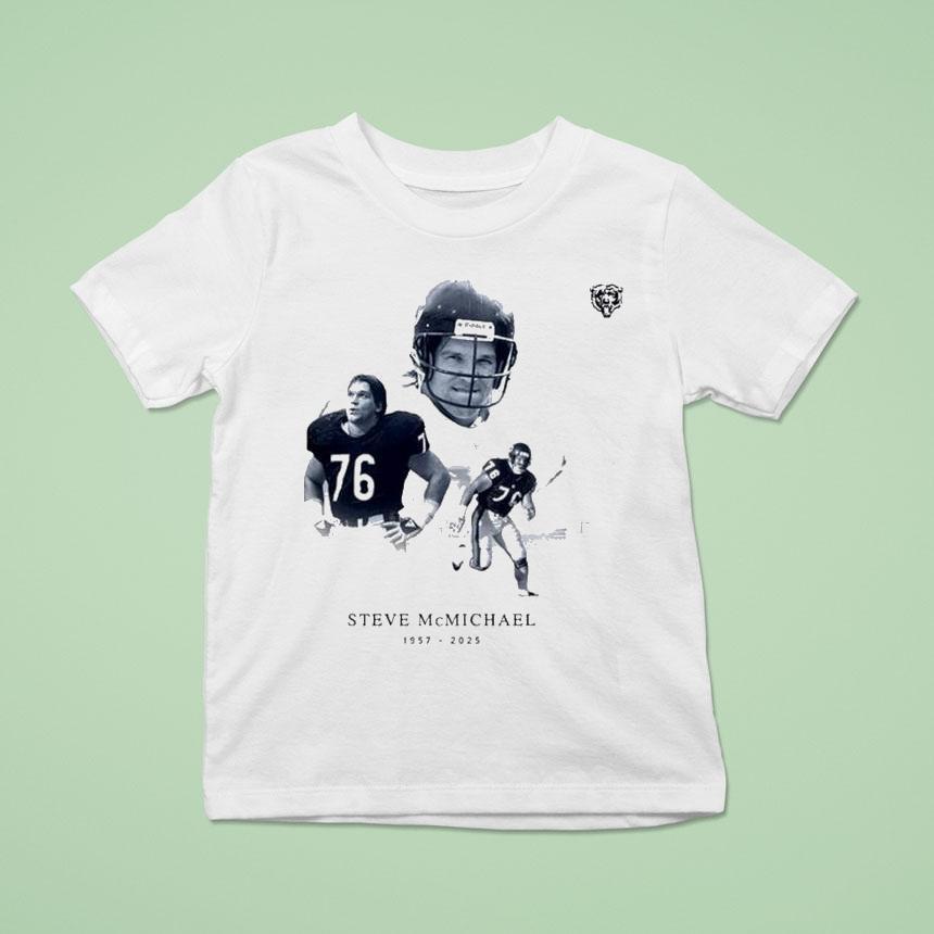 Steve Mcmichael Thank You For The Memories Rip Chicago Bears Legend T Shirt Steve Mcmichael Thank You For The Memories Rip Chicago Bears Legend T Shirt