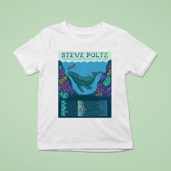 Steve Poltz Australia And New Zealand T Shirt