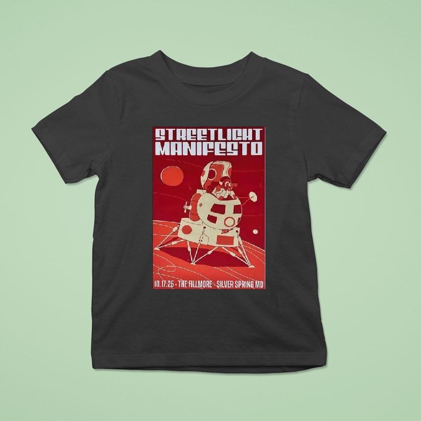 Streetlight Manifesto Tour Silver Spring Maryland October T Shirt Streetlight Manifesto Tour Silver Spring Maryland October T Shirt