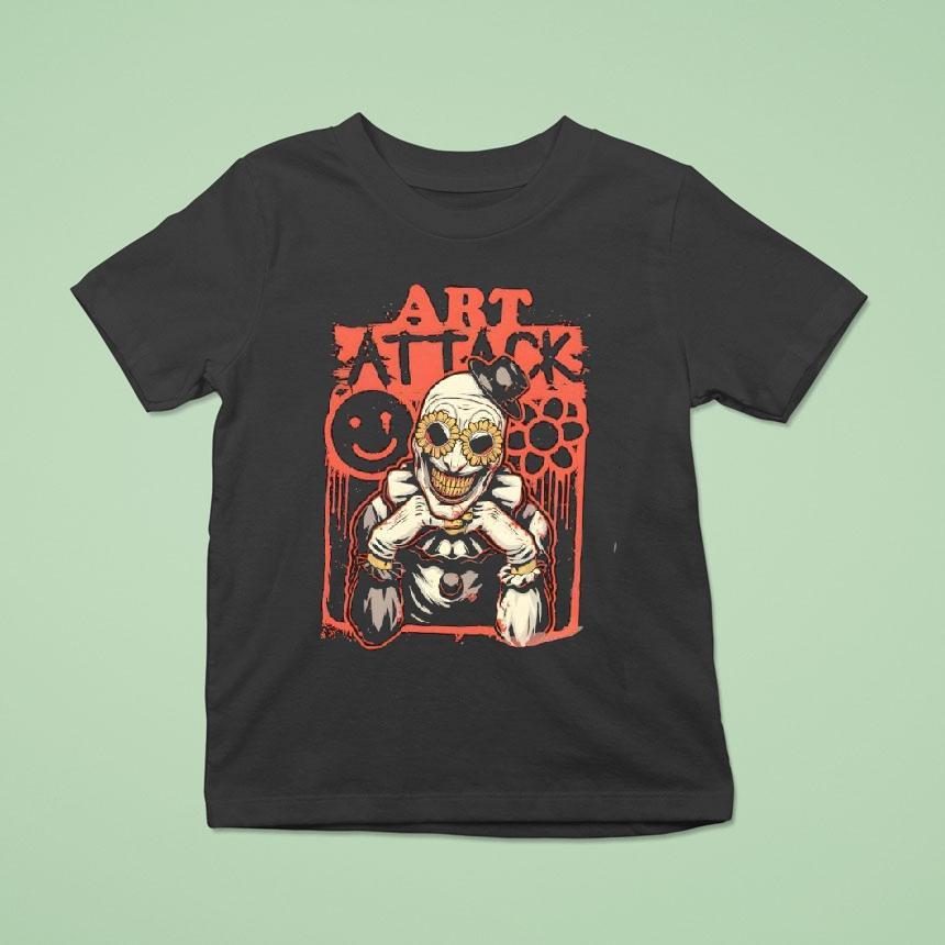 Terrifier Art Attack Halloween T Shirt Terrifier Art Attack Halloween T Shirt