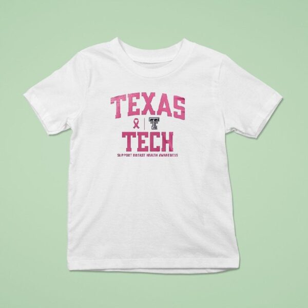 Texas Tech Breast Cancer Awareness Month Logo T Shirt