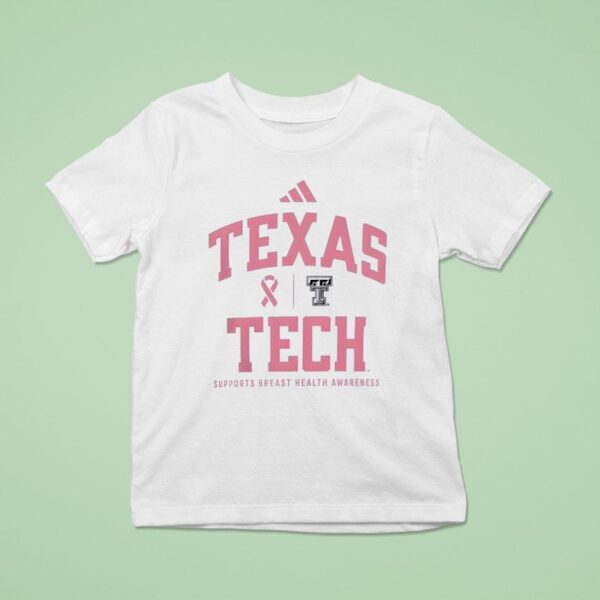 Texas Tech Red Raiders Sideline Breast Cancer Health Awareness T Shirt