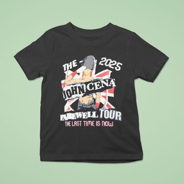 The John Cena Farewell Tour London The Last Time Is Now T Shirt