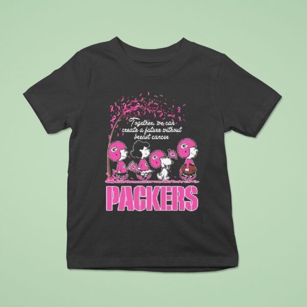 The Peanuts X Green Bay Packers Together We Can Create A Future Without Breast Cancer T Shirt