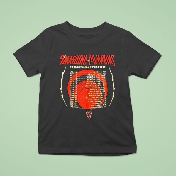The Smashing Pumpkins Rock Invasion Tour T Shirt