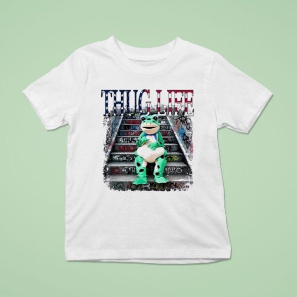 Thug Life Portland Frog Protes T Shirt