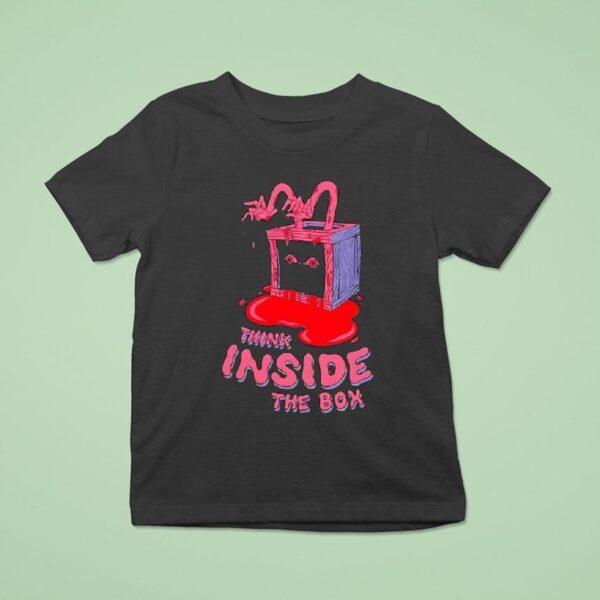 Topatoco Think Inside The Box Black T Shirt