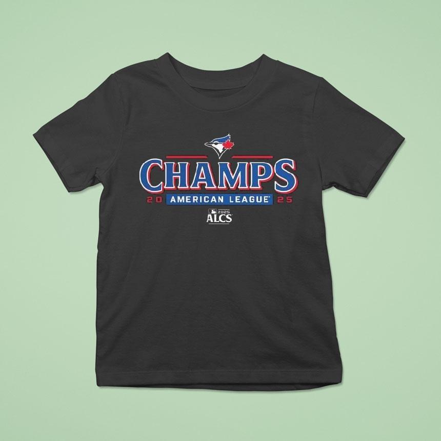 Toronto Blue Jays American League Champions Bloop Single Roster T Shirt Toronto Blue Jays American League Champions Bloop Single Roster T Shirt