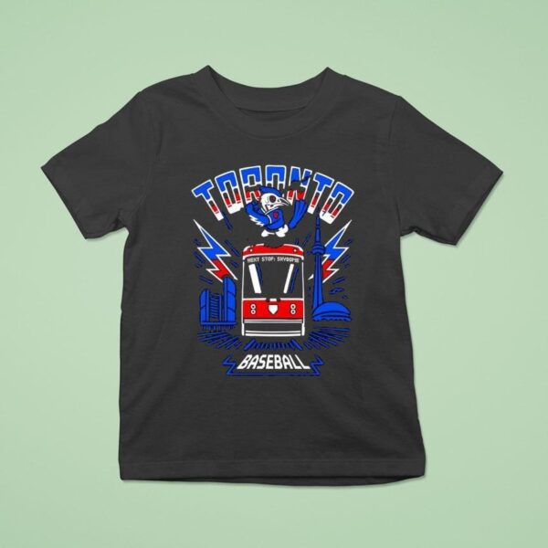Toronto Blue Jays Baseball Bus Logo T Shirt