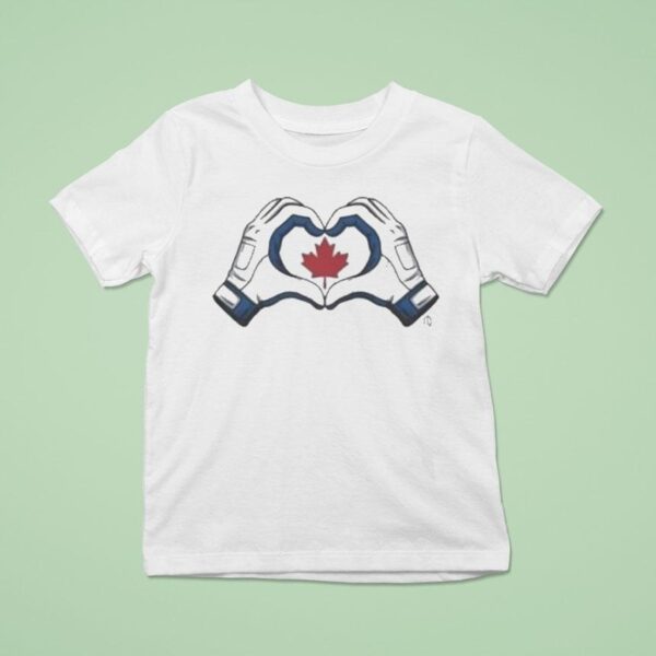 Toronto Blue Jays Canada Heart Hands T Shirt