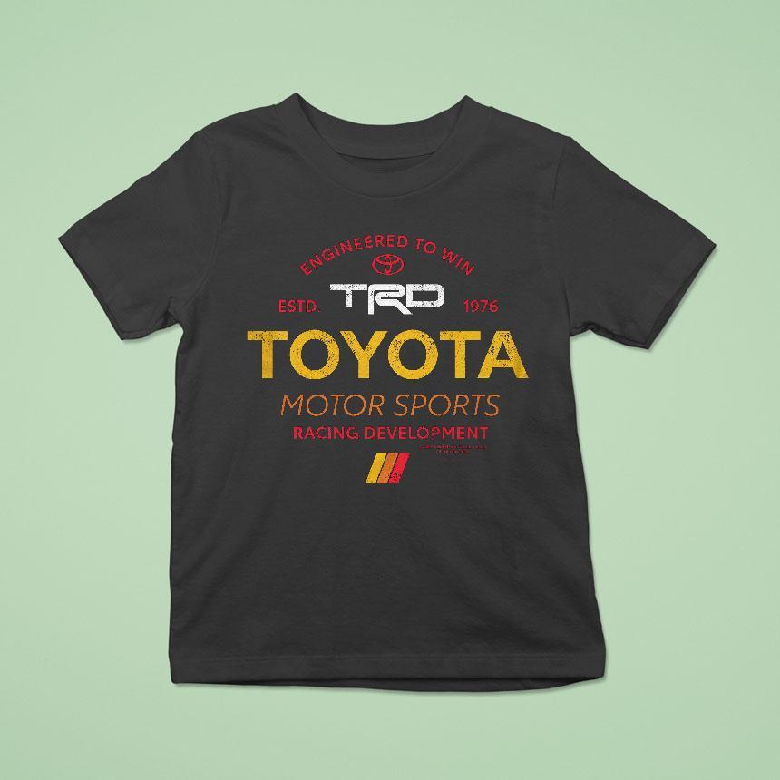 Toyota Motor Sports Racing Development Trd T Shirt Toyota Motor Sports Racing Development Trd T Shirt