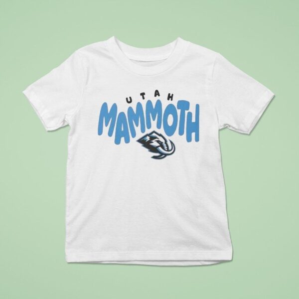 Utah Mammoth Hockey Nhl Logo T Shirt