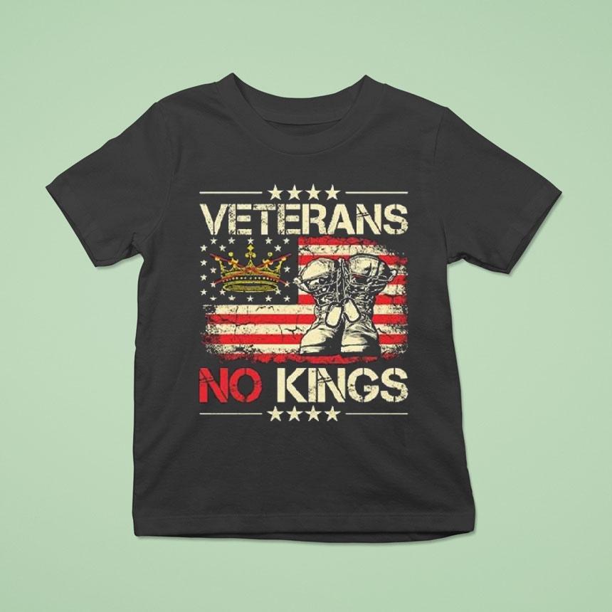 Veterans No Kings Military Protes T Shirt Veterans No Kings Military Protes T Shirt