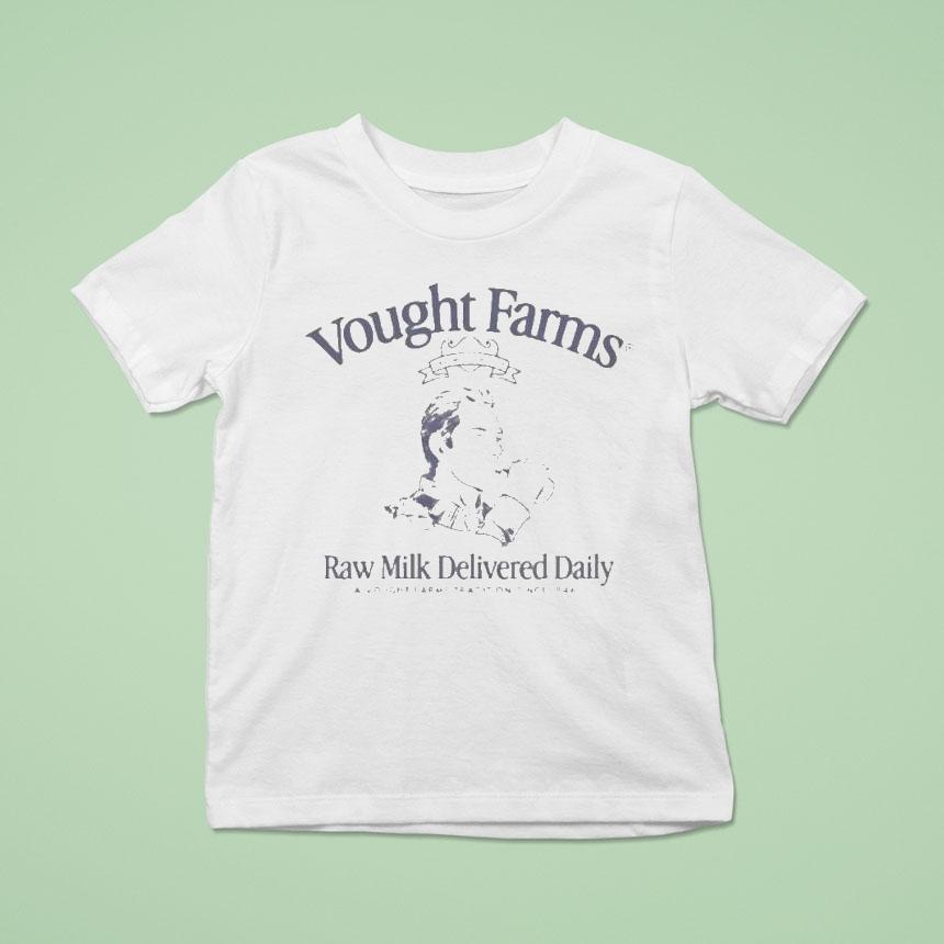 Vought Farms Raw Milk Delivered Daily T Shirt Vought Farms Raw Milk Delivered Daily T Shirt