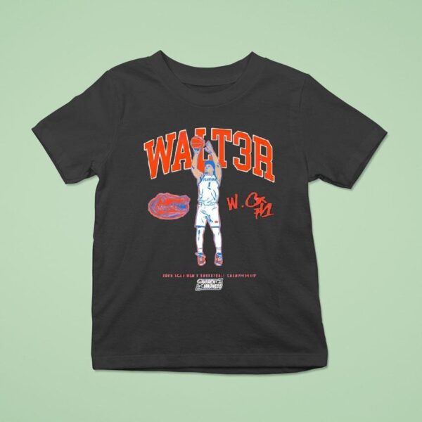 Walter Clayton Jr Ncaa Men S Basketball Champions Signature T Shirt