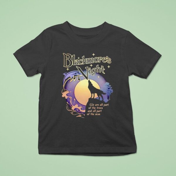 Wolf Blackmore S Night We Are All Part Of The Tres And All Part Of The Seas T Shirt