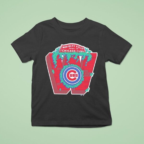 Wrigley Field Home Of Chicago Cubs T Shirt