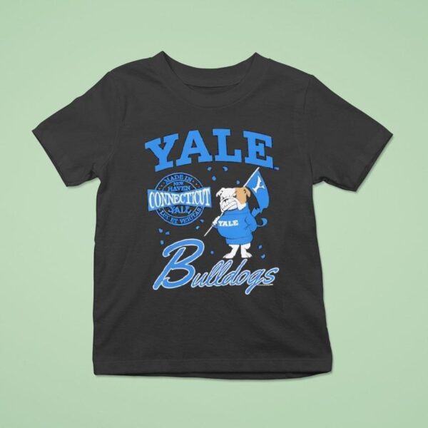 Yale University Made In New Haven Connecticut Handsome Dan T Shirt