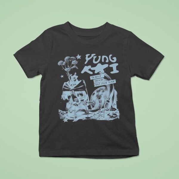 Yung Kai Flower Moon And Star Tour Cosmic T Shirt