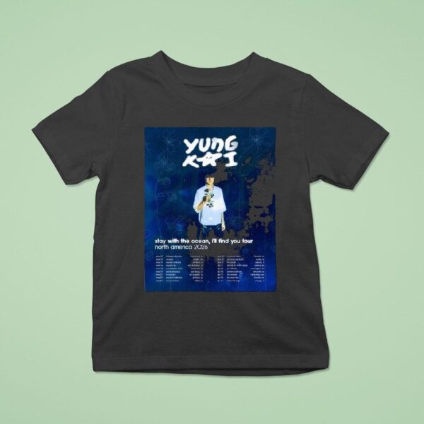 Yung Kai Stay With The Ocean I Ll Find You Tour North America T Shirt