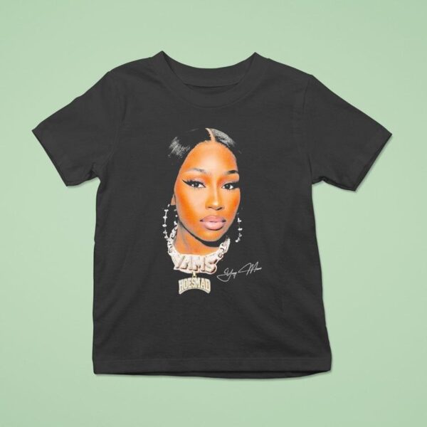 Yung Miami Hoesmad Yams Big Face Graphic T Shirt