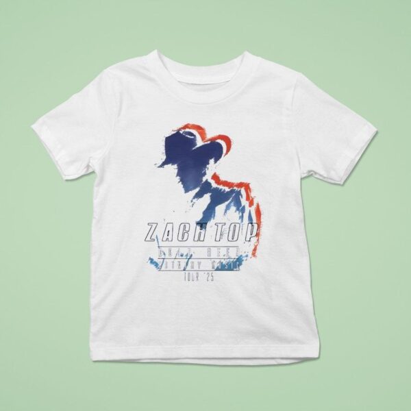 Zach Top Cold Beer Country Music Tour T Shirt